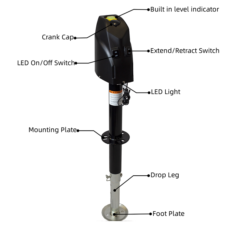 4000 lbs Electric powered Caravan and Trailer Jack (2)